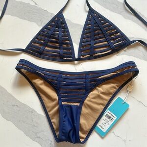 Hard summer beach, bunny, set large bottoms, extra large top